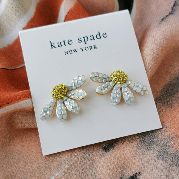 Kate Spade Jewelry - Kate Spade - Dazzling Daisy - Gold Statement Stud Earrings